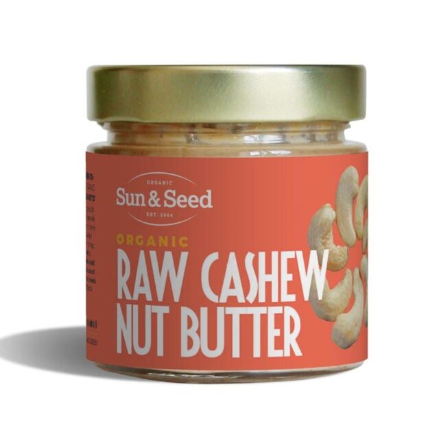 Sun and Seed Organic Raw Cashew Nut Butter