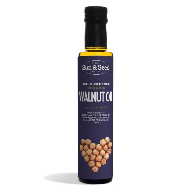 Sun and Seed Organic Walnut Oil - Cold Pressed