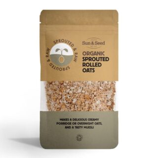 Sun and Seed Organic Sprouted & Raw Naked Rolled Oats