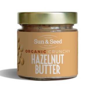Sun and Seed Organic Hazelnut Crunchy Butter