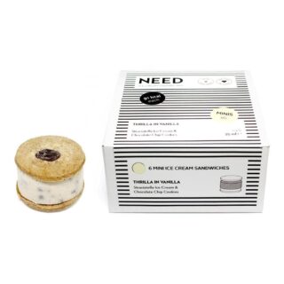 NEED Choc Chip Vanilla & Choc Chip Cookie Mini Ice Cream Sandwiches