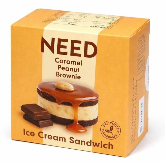 NEED Salted Caramel with Peanuts & Brownie Ice Cream Sandwich