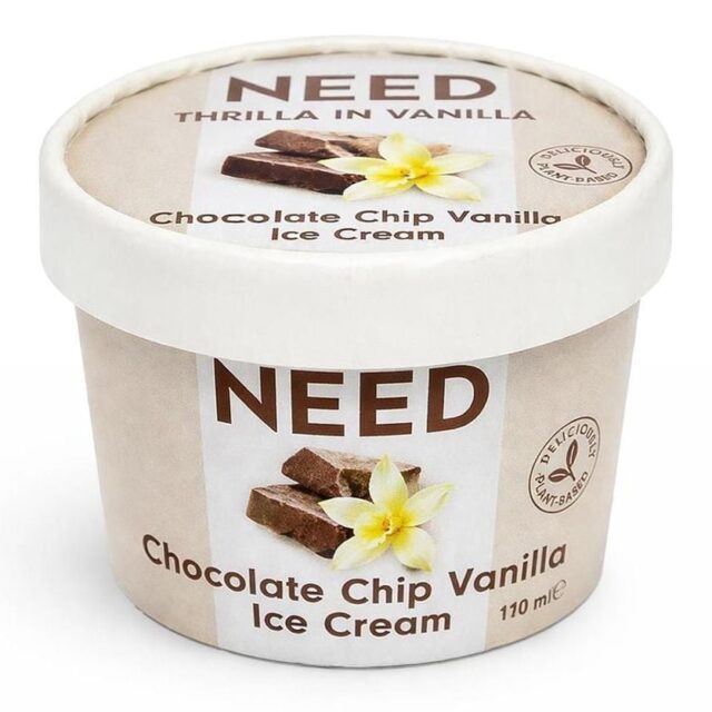 NEED Chocolate Chip Vanilla Ice Cream 110ml Mini Tub