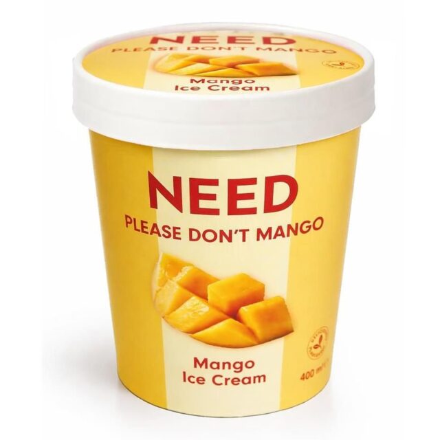 NEED Please Don't Mango Gloriously Refreshing Mango Ice Cream