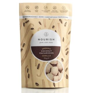 Nourish Grow Cook Enjoy Creamy Organic Vanilla Coconut Macaroons