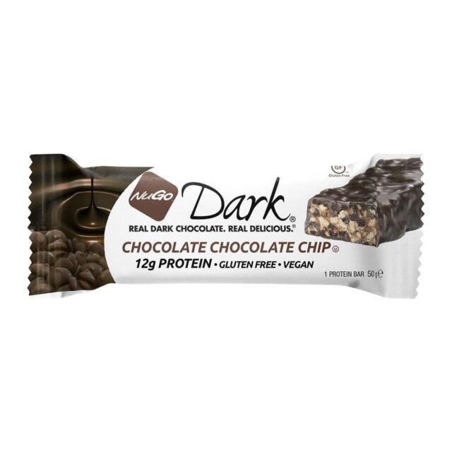 NuGo Vegan Dark Chocolate Chocolate Chip Protein Bar