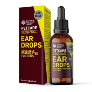 Nature's Greatest Secret Pets Colloidal Silver Ear Drops with Essential Oils
