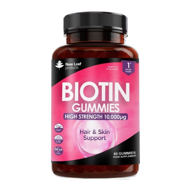 New Leaf Products Biotin Gummies 60 Gummies