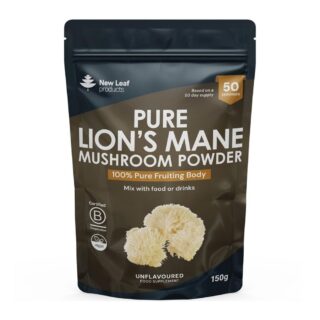 New Leaf Products Lions Mane Mushroom Powder - 3000mg
