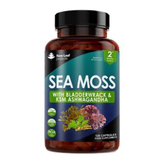 New Leaf Products Sea Moss + Bladderwrack & KSM Ashwagandha
