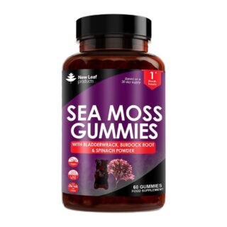 New Leaf Products Sea Moss Gummies Vegan 60 Gummies
