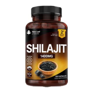 New Leaf Products Shilajit 1400mg 60% Fulvic Acid Recyclable Bottle