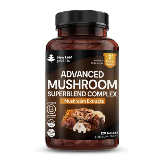 New Leaf Products Blend Of 6 Mushroom Extracts Complex