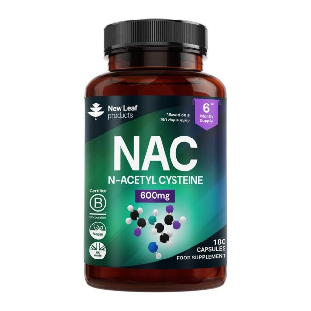 New Leaf Products N-Acetyl-Cysteine 600mg Amino Acid