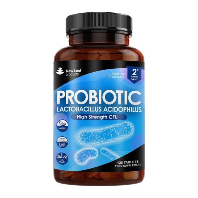 New Leaf Products Probiotic Acidophilus Digestive & Gut Health