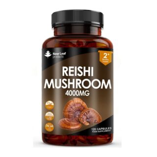New Leaf Products Reishi Mushroom 4000mg