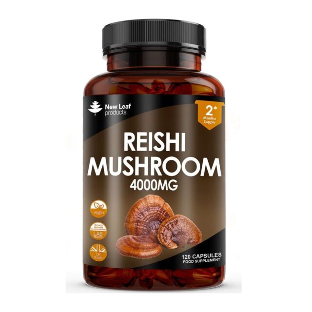New Leaf Products Reishi Mushroom 4000mg