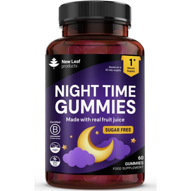 New Leaf Products Night Time Sleep Gummies 60 gummies