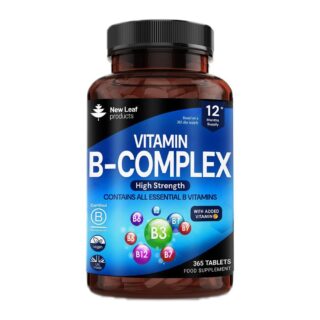 New Leaf Products All 8 Essential B Vitamins - 365 Vegan Tablets