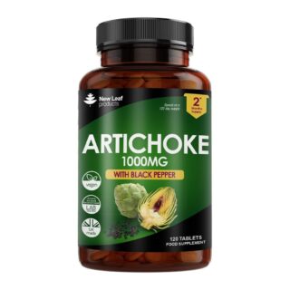 New Leaf Products Artichoke Extract Tablets 1000mg + Black Pepper