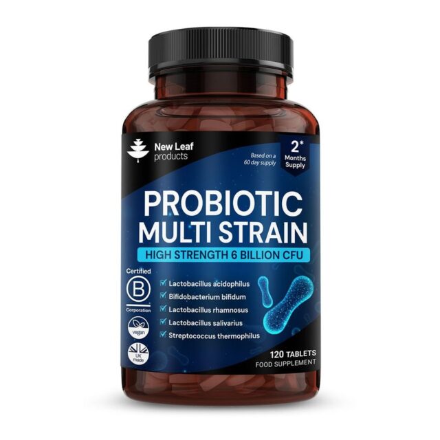 New Leaf Products Probiotic Multi-Strain Digestive & Gut Health
