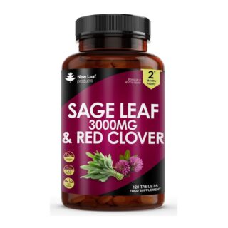 New Leaf Products Sage Leaf & Red Clover 3000mg