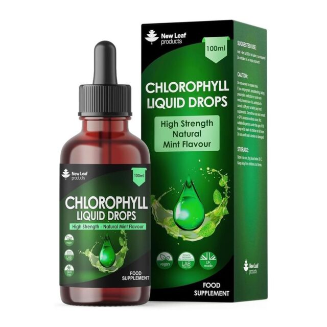 New Leaf Products Liquid Chlorophyll Drops 15mg P/S Food Supplement