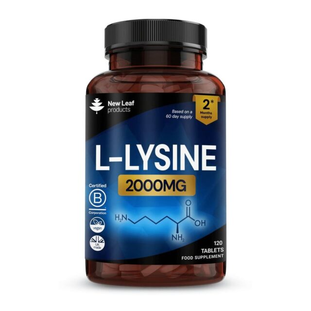 New Leaf Products L-Lysine + Black Pepper 200mg