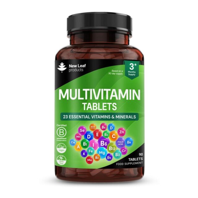 New Leaf Products Multivitamin Plus Iron 23 Essential Vitamin & Minerals