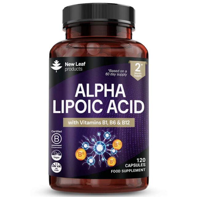 New Leaf Products ALA Complex With Vitamin B12 B6 & B1