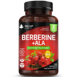 New Leaf Products Berberine + ALA With Green Tea Extract