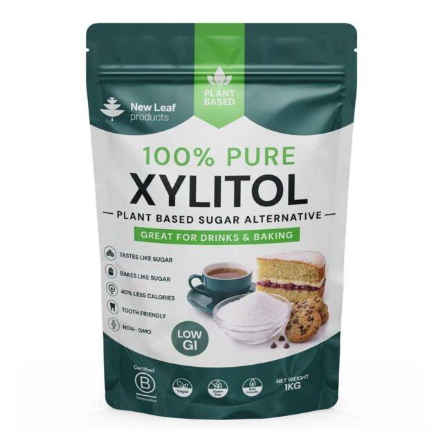 New Leaf Products Xylitol Sugar Alternative Plant Based Powder