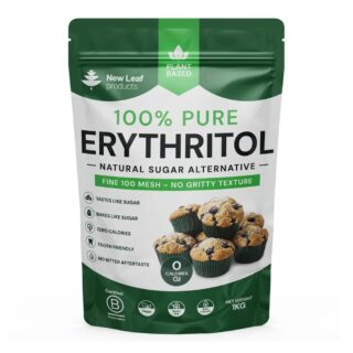 New Leaf Products Erythritol Sugar Alternative Plant Based Powder