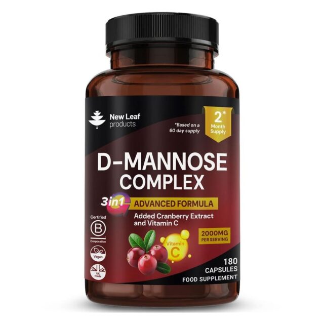 New Leaf Products D-Mannose With Cranberry and Vitamin C