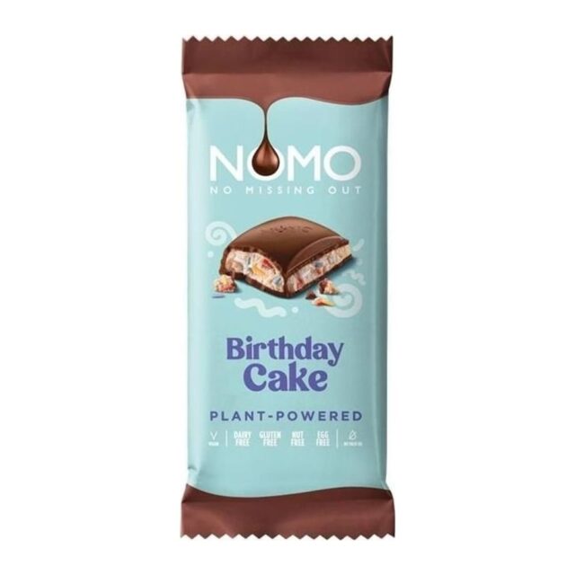 Nomo Chocolate Birthday Cake Bar