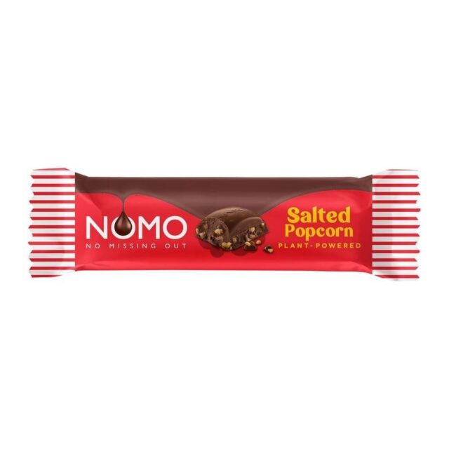 Nomo Salted Popcorn Chocolate Bar