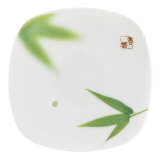 Nippon Kodo Yume No Yume Incense Holder - Bamboo Leaf 8 x 8 cm
