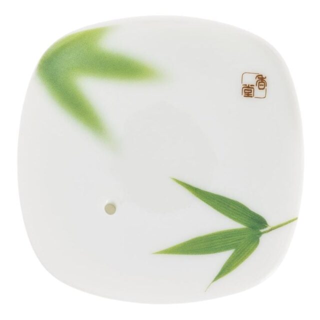 Nippon Kodo Yume No Yume Incense Holder - Bamboo Leaf 8 x 8 cm