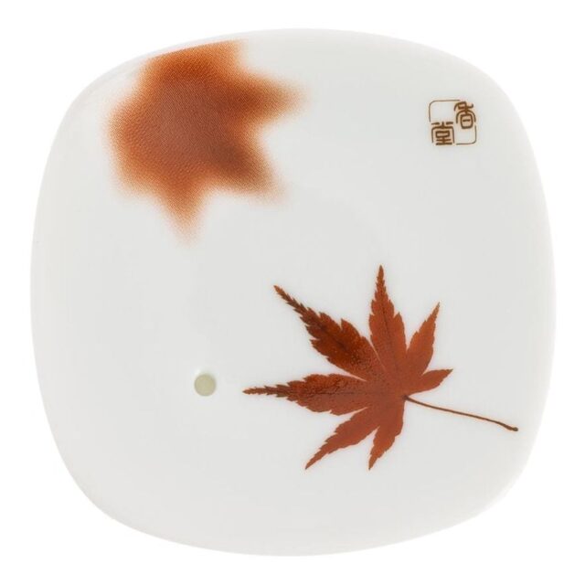 Nippon Kodo Yume No Yume Incense Holder - Maple Leaf 8 x 8 cm