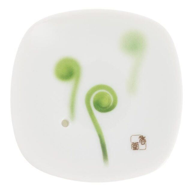 Nippon Kodo Yume No Yume Incense Holder - Fiddlehead 8 x 8 cm