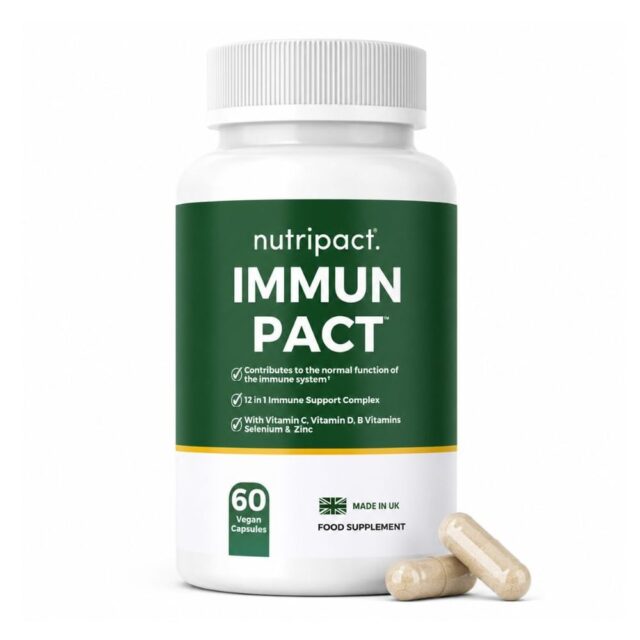 Nutripact Multivitamin & Mineral Complex - 12 in 1 Immune Support - 60 Caps