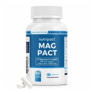 Nutripact Magnesium Glycinate 8 in 1 Complex - 60 Vegan Capsules