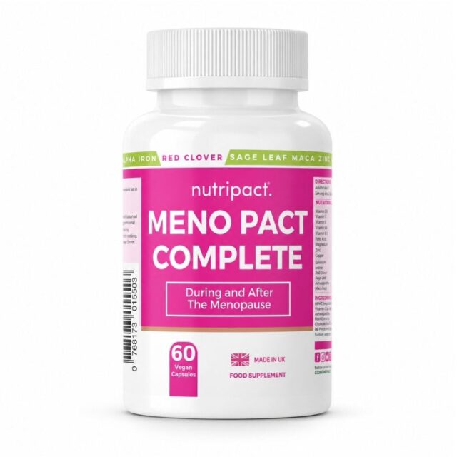 Nutripact Menopause Support Complex - 17-in-1 Formula - 60 Vegan Caps