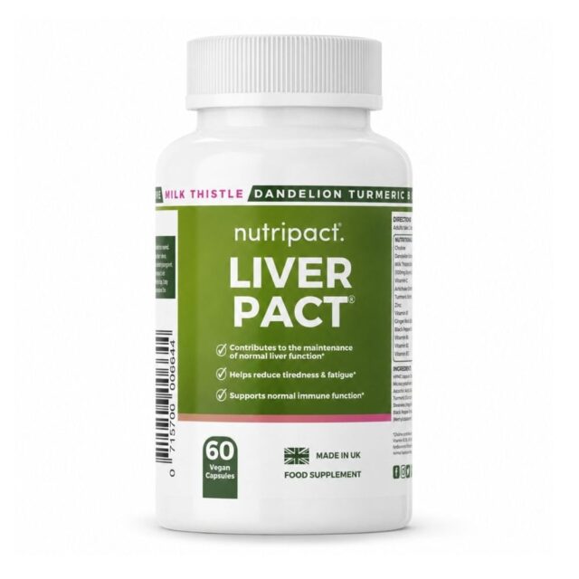 Nutripact Milk Thistle 14 in 1 Liver Support Complex - 60 Vegan Capsules