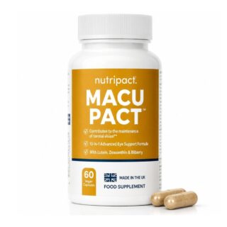 Nutripact Lutein Eye Support Formula - 10-in-1 Complex - 60 Vegan Capsules