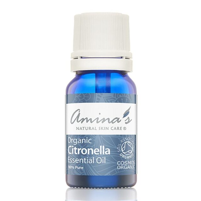 Amina's Natural Skincare Pure Organic Citronella Essential Oil