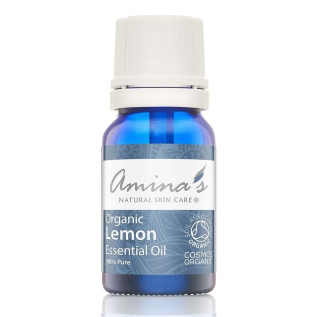 Amina's Natural Skincare Pure Organic Lemon Essential Oil