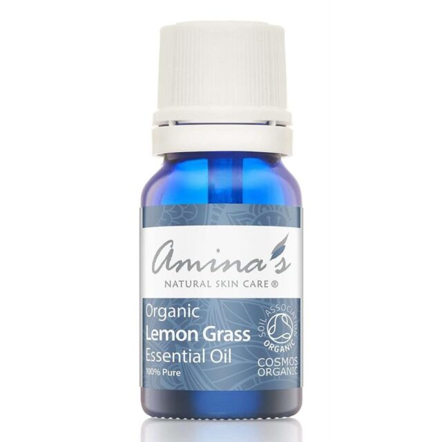 Amina's Natural Skincare Pure Organic Lemongrass Essential Oil