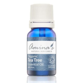 Amina's Natural Skincare Pure Organic Tea Tree Essential Oil
