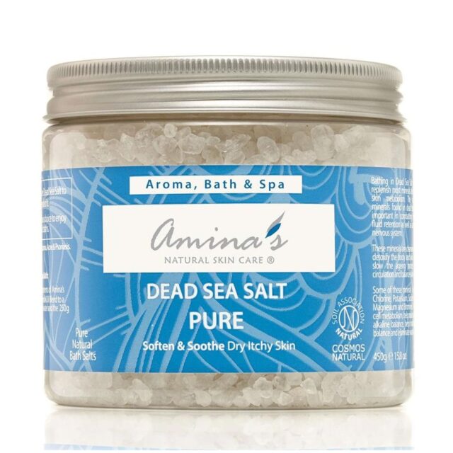Amina's Natural Skincare Pure Natural Bath Dead Sea Salts